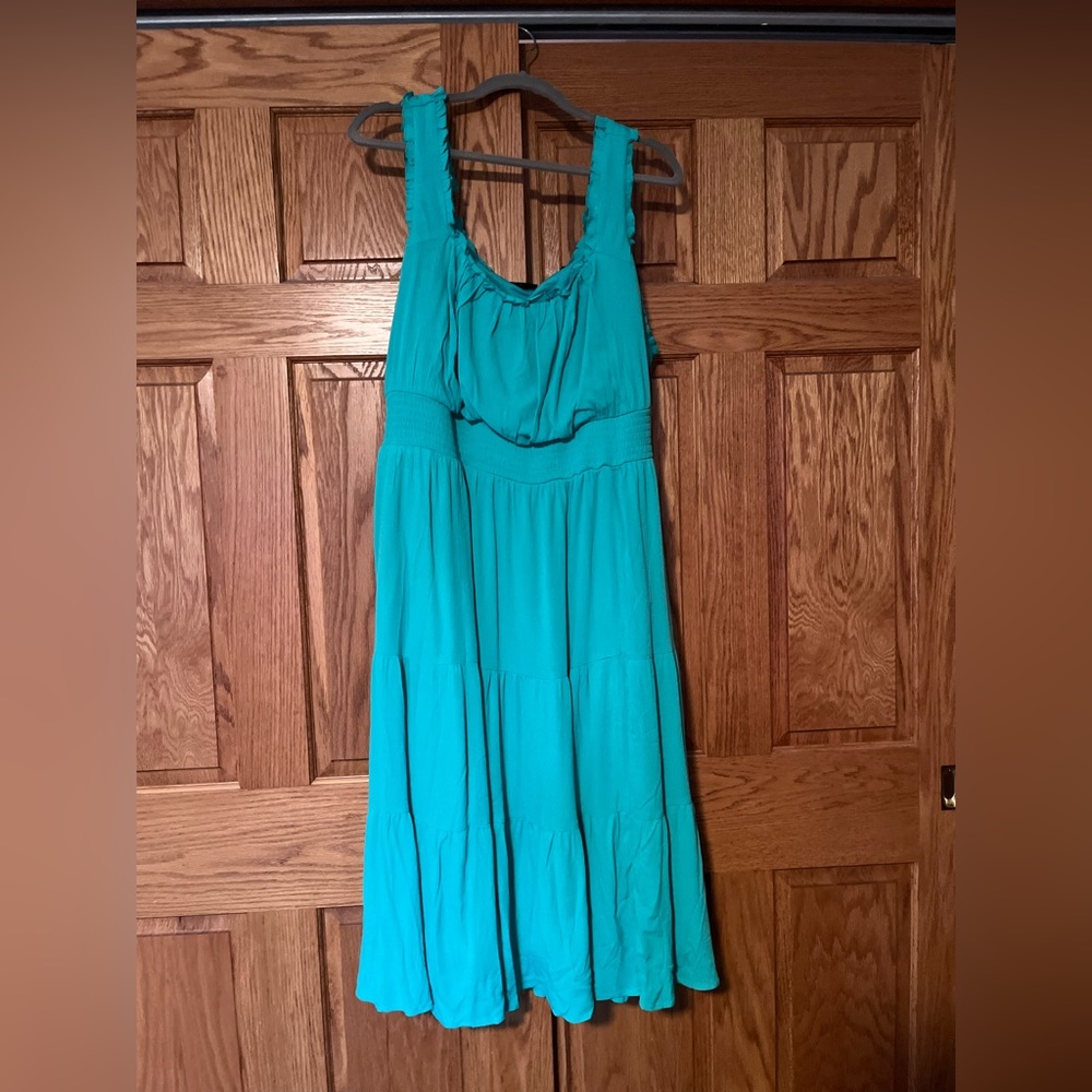 Casual Aqua Dress